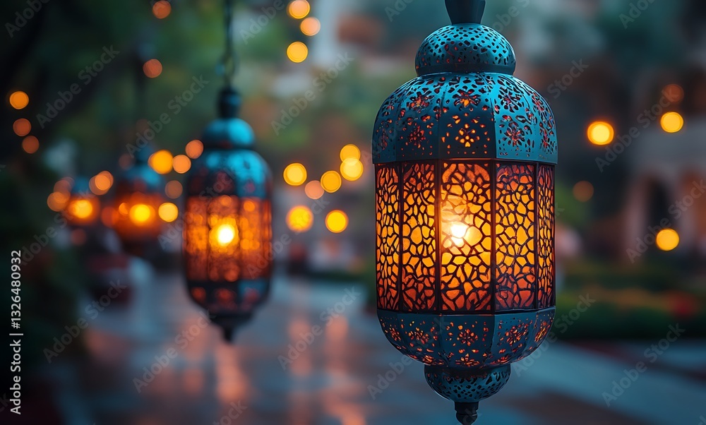 Glowing Christmas Lantern in a Festive Cityscape
Glowing Christmas Lantern in a Festive Cityscape