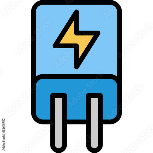 adapter filled outline icon