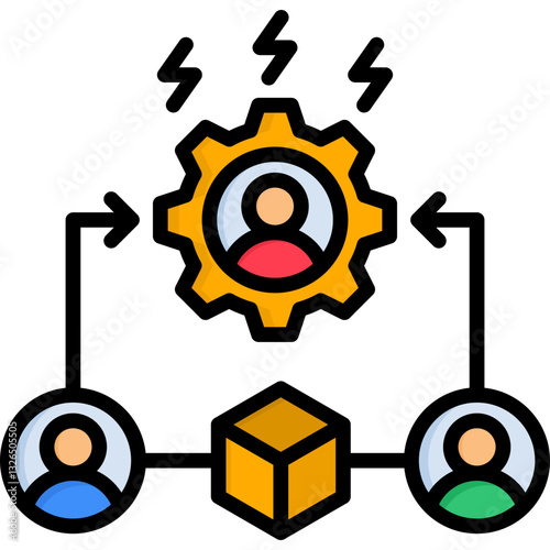 Workload Distribution Icon