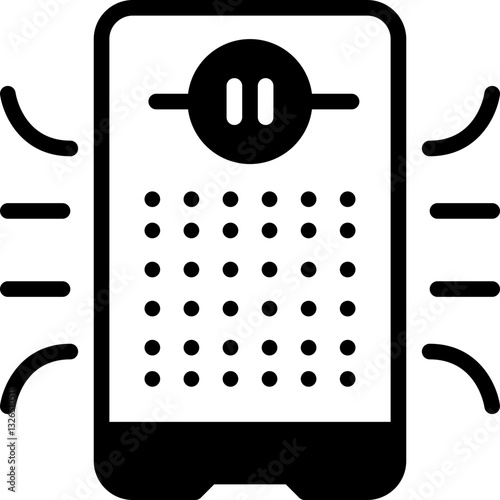 air purifier solid line icon