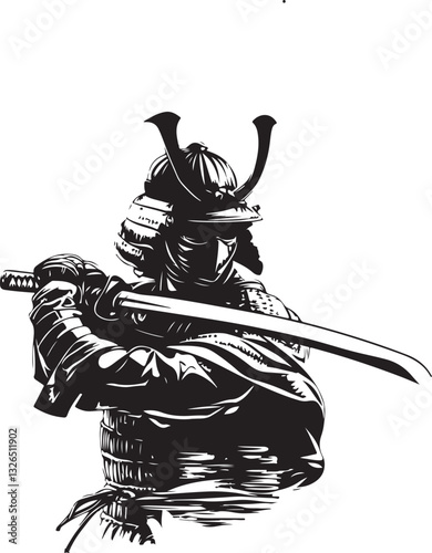 vector illustration of a knight