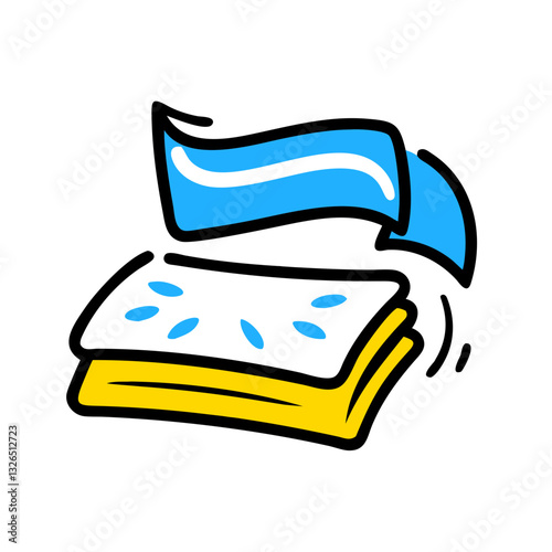 Fresh bed linens change for clean comfort and cozy sleep experience at home