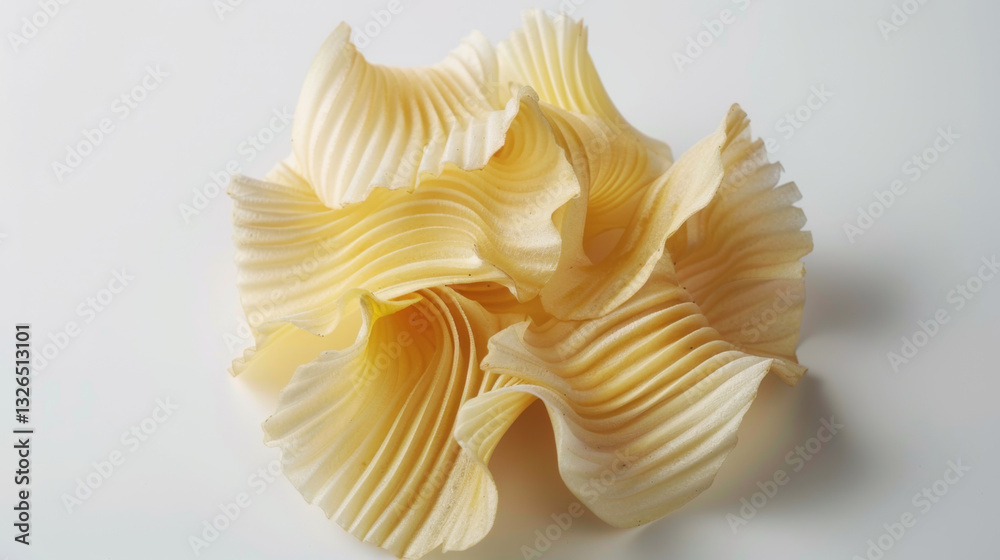 potato chips isolated on white potato chips isolated on white