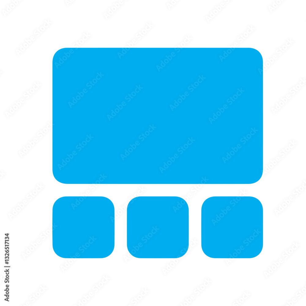 Grid colored icon Grid colored icon