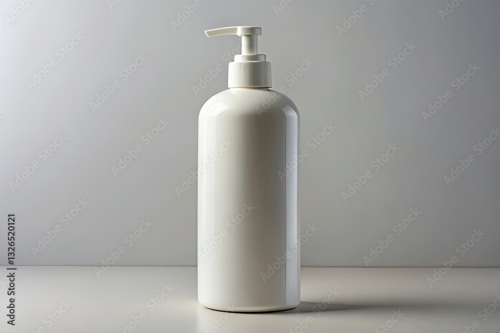 Modern plastic pump bottle: Perfect mockup for soap, lotion, or sanitizer packaging. Clean design. Modern plastic pump bottle: Perfect mockup for soap, lotion, or sanitizer packaging. Clean design.