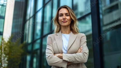 Free Download Confident Woman in Modern Office - GFXLoad