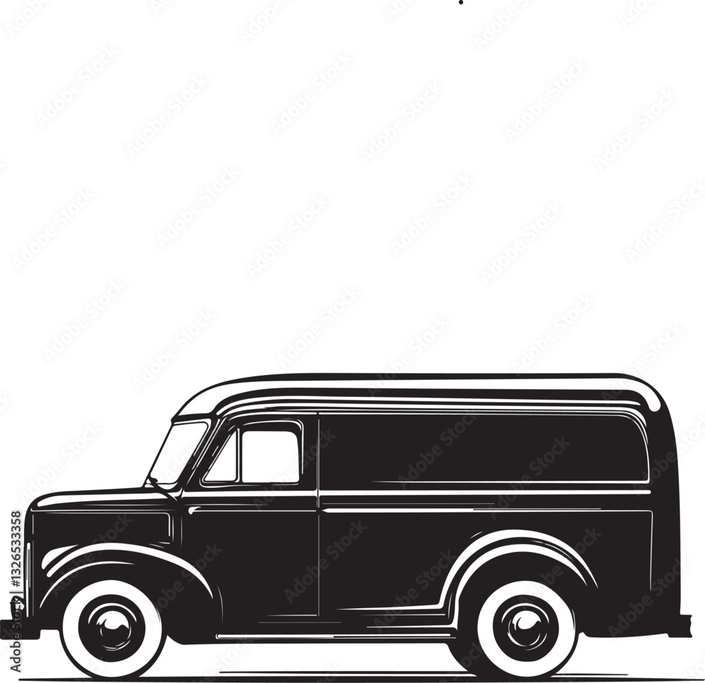 Fototapeta premium vintage car vector