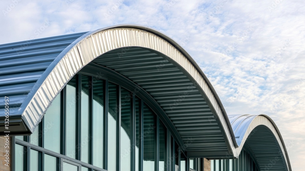 Fototapeta premium Modern Architectural Roof Design