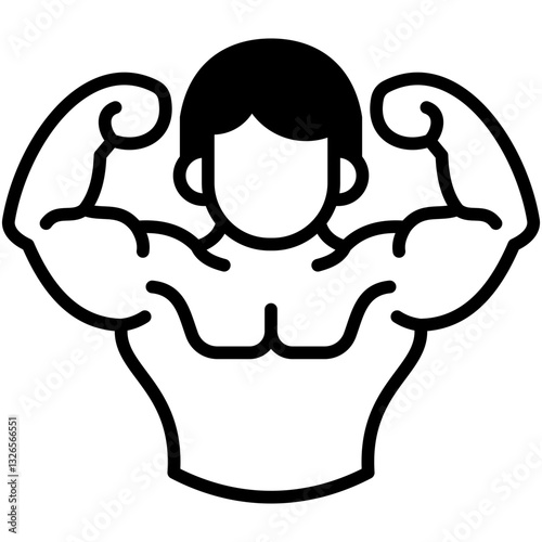 Bodybuilding icon