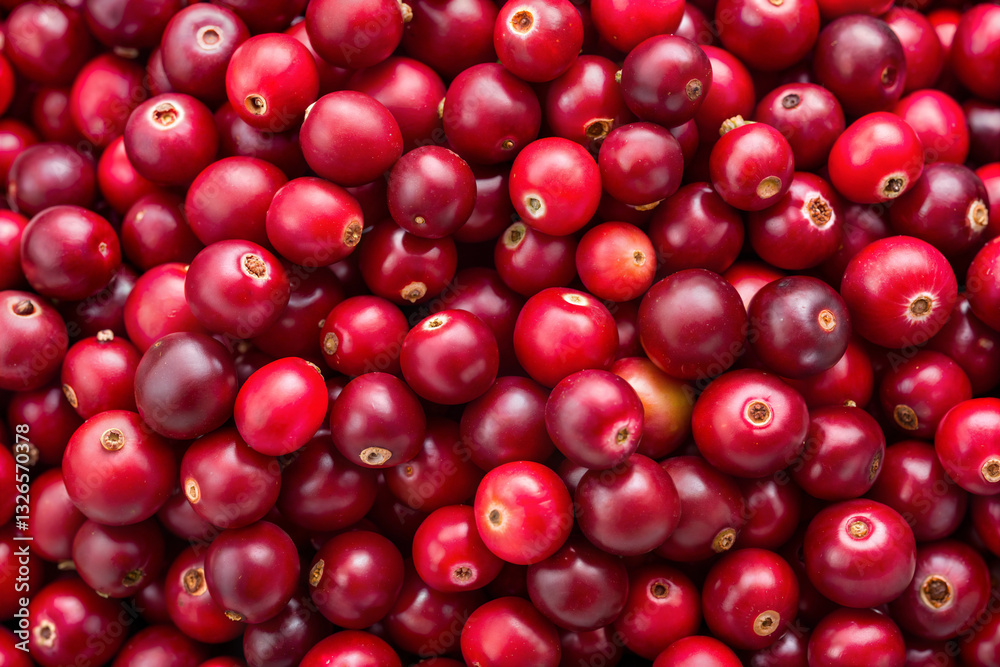 A close-up view of fresh cranberries with their rich red color and glossy texture, perfect for food photography and healthy lifestyle imagery. A close-up view of fresh cranberries with their rich red color and glossy texture, perfect for food photography and healthy lifestyle imagery.