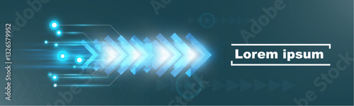 Futuristic speed background with glowing arrows, motion blur, digital technology concept, fast-moving elements, dynamic light trails, high-tech energy flow, acceleration effect, sci-fi motion design.	