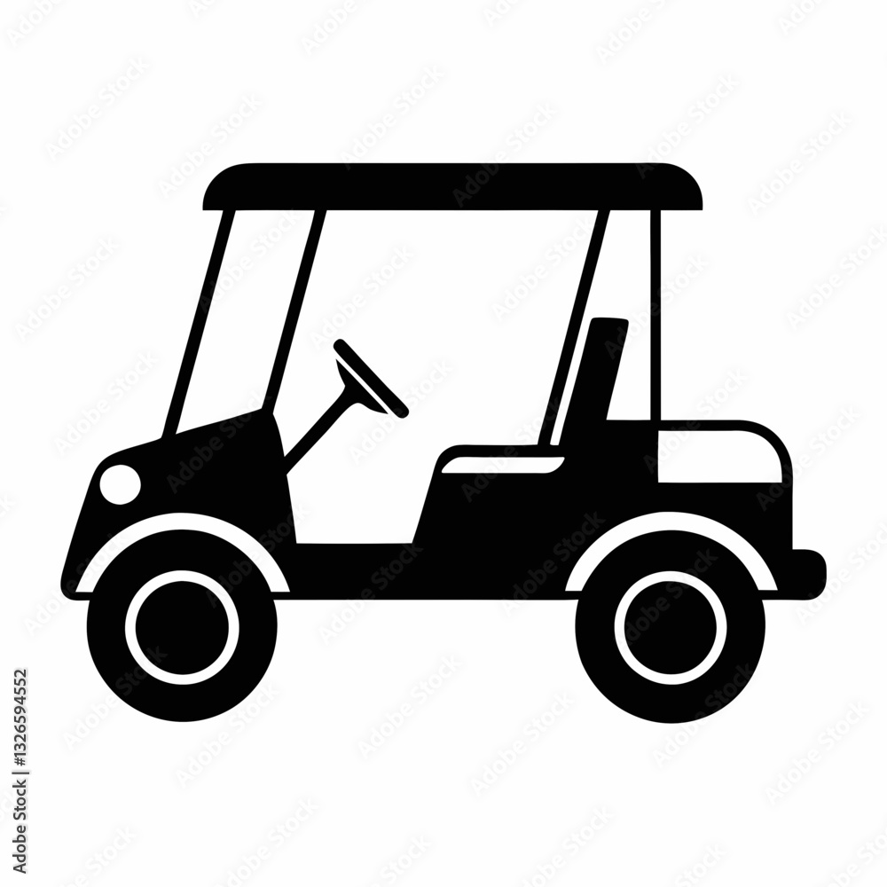 golf cart vehicle isolated icon vector illustration design black and white golf cart vehicle isolated icon vector illustration design black and white