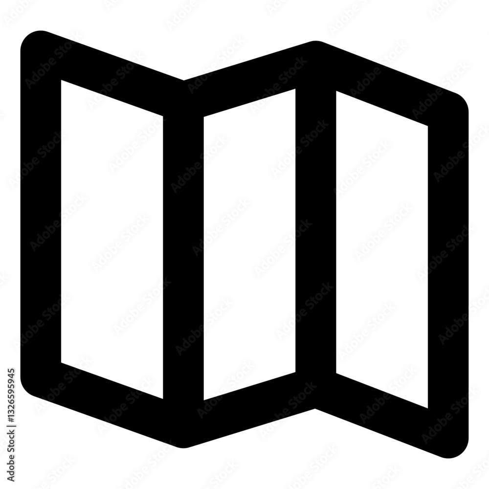 location and map regular icon location and map regular icon