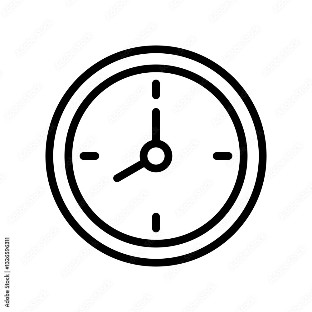 vector clock icon vector clock icon