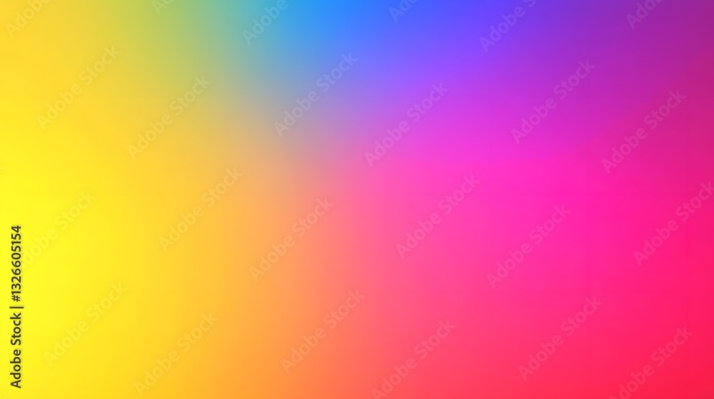 Vibrant rainbow gradient creating smooth transition between colors Vibrant rainbow gradient creating smooth transition between colors