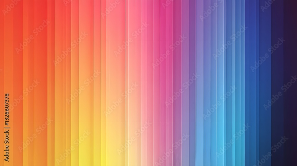 Colorful spectrum gradient creating vibrant vertical stripes background Colorful spectrum gradient creating vibrant vertical stripes background