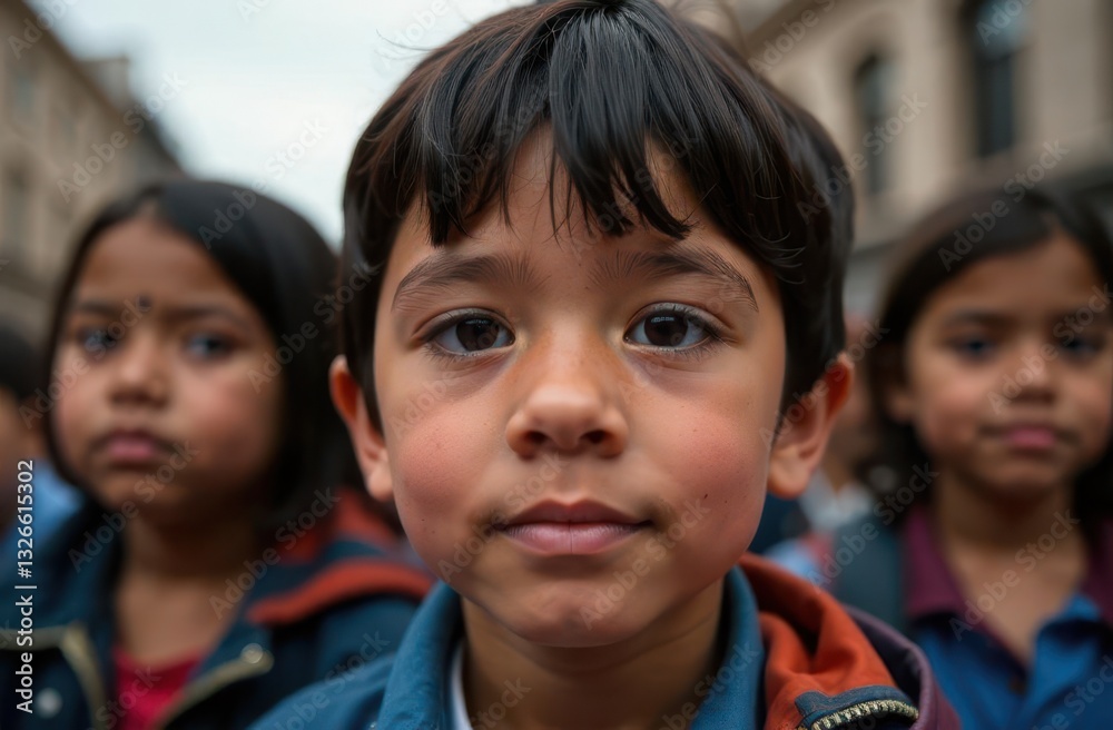 Children gather to express thoughts on artificial intelligence and society Children gather to express thoughts on artificial intelligence and society