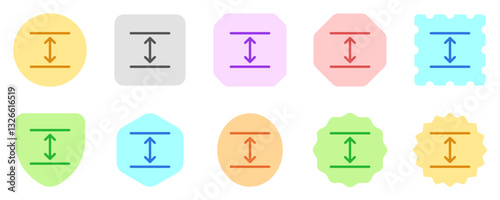 Editable room height vector icon. Property, real estate, construction, mortgage, interiors. Part of a big icon set family. Perfect for web and app interfaces, presentations, infographics, etc