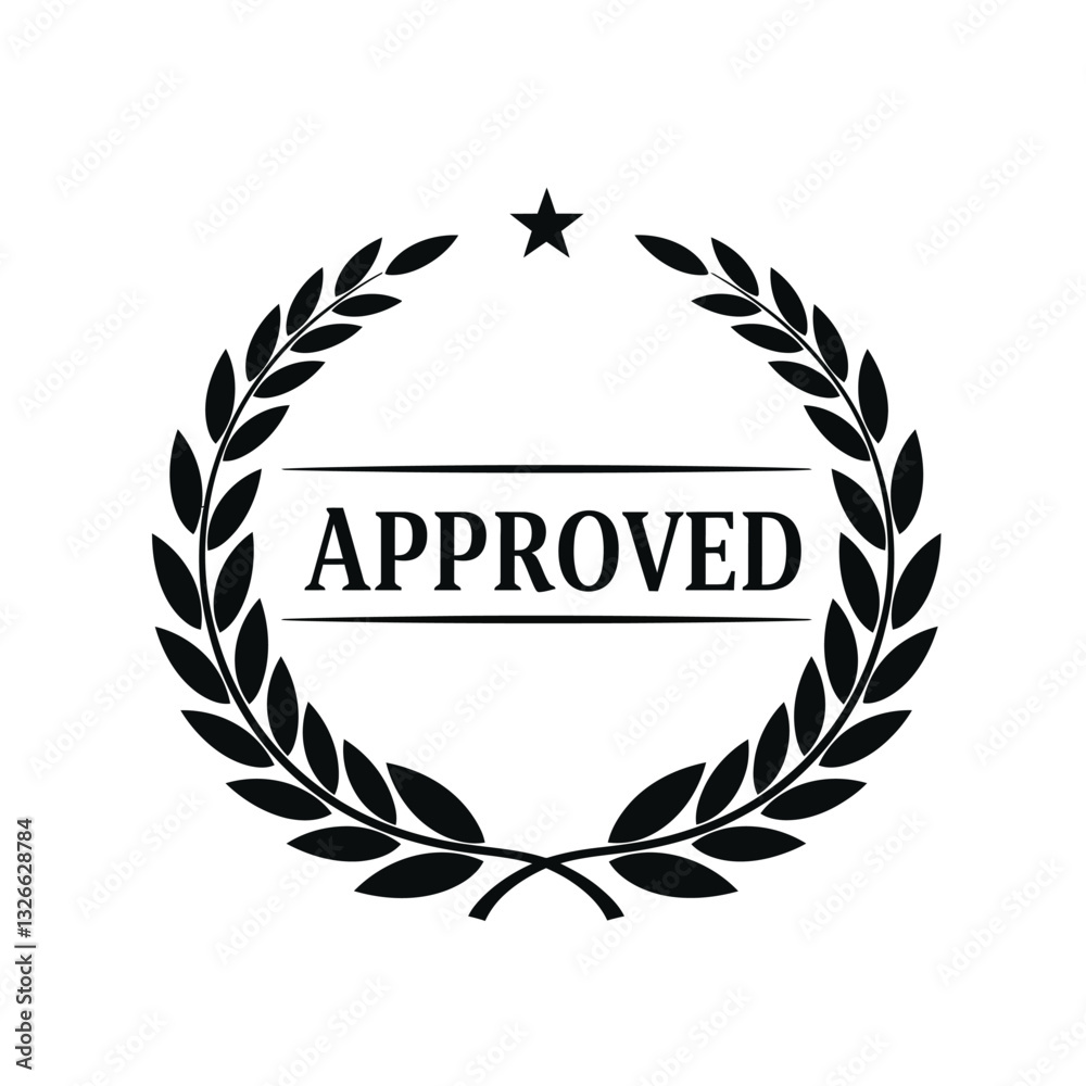Obraz premium laurel wreath award