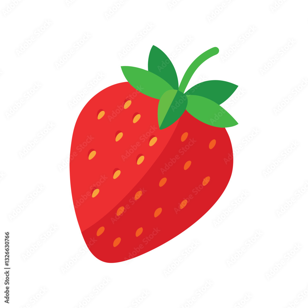 Fresh Strawberry Vector Illustration Design Fresh Strawberry Vector Illustration Design