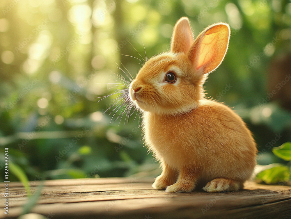 Obraz premium rabbit in the grass