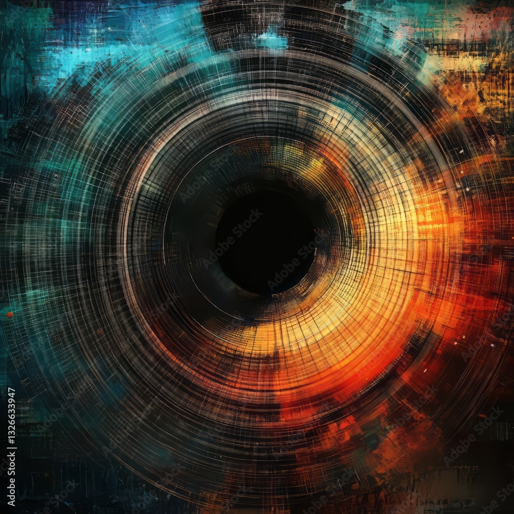 Obraz premium AbstractArt Abstract Depiction Moment Patterns Digital