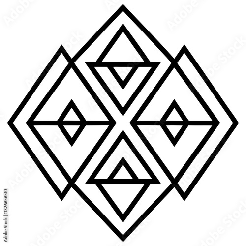 star of david vector illustration