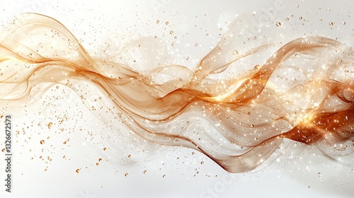 Wallpaper Mural Abstract Liquid Flow, Light, Soft Hues Torontodigital.ca