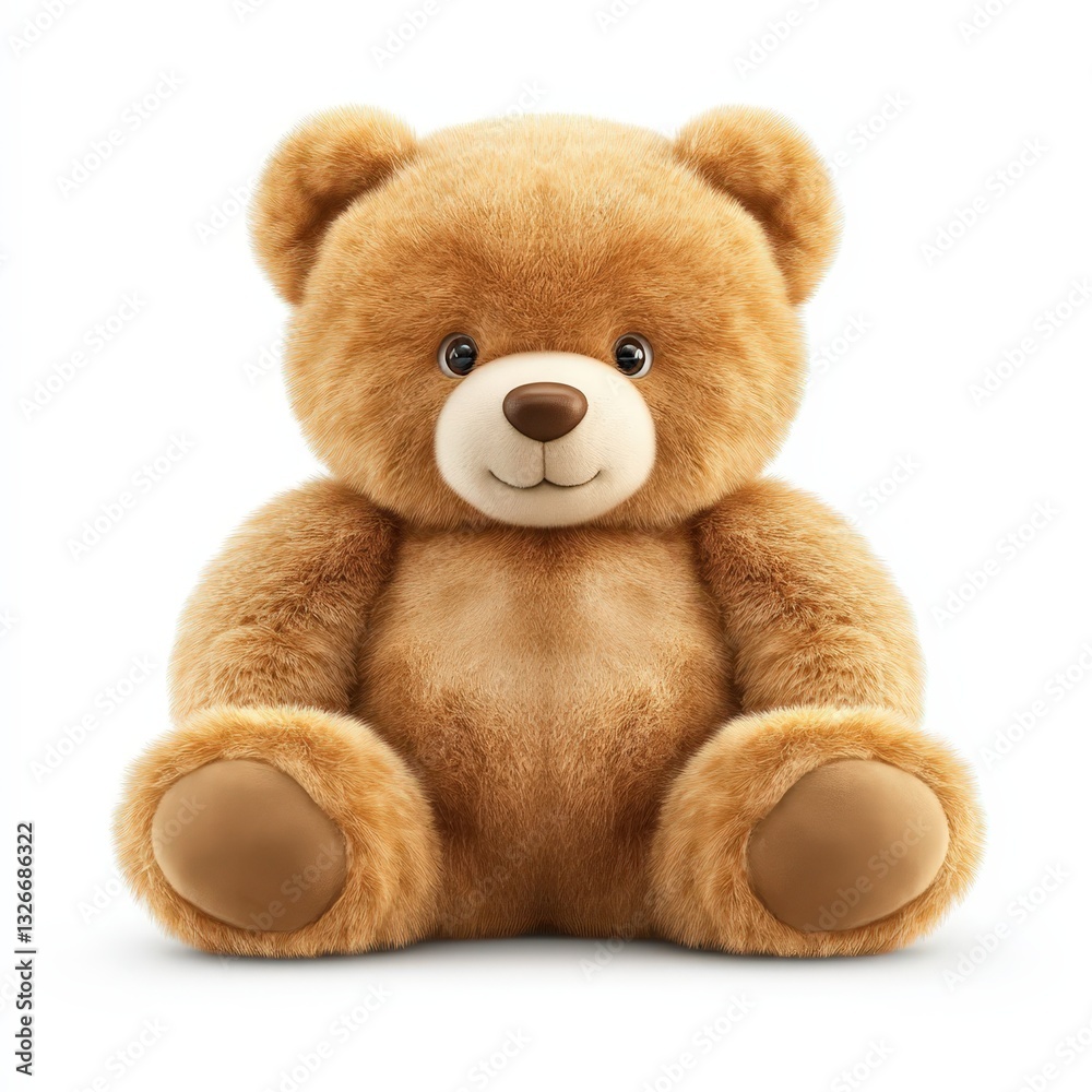 Cute Brown Teddy Bear - Soft Plush Toy for Kids, Nursery Decor & Cuddly Childhood Memories Cute Brown Teddy Bear - Soft Plush Toy for Kids, Nursery Decor & Cuddly Childhood Memories