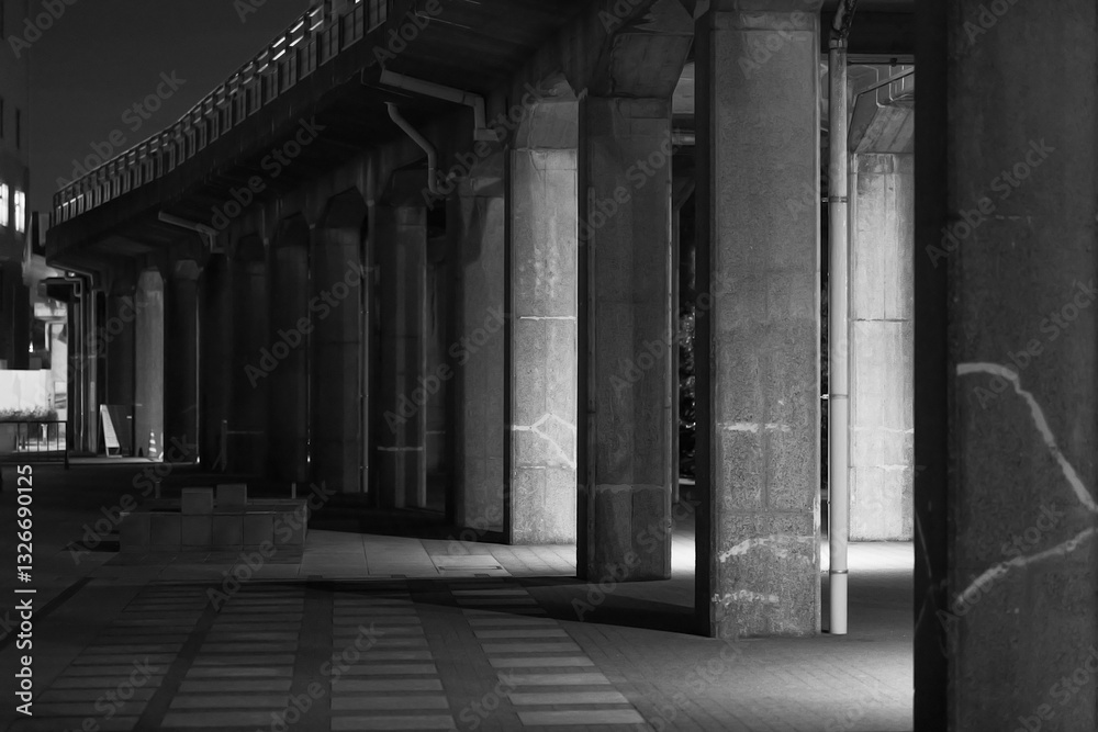 Fototapeta premium 橋の柱