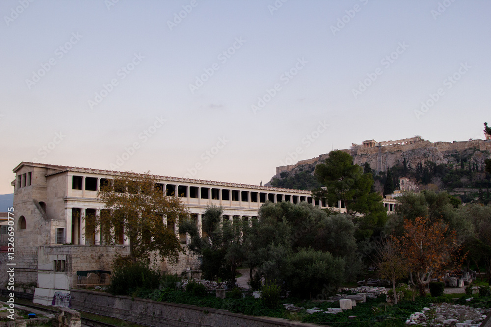 Ancient architecture buildings of Athens Ancient architecture buildings of Athens