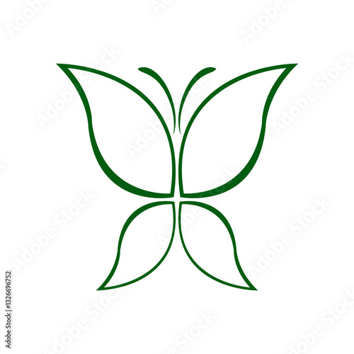 green leaves logo