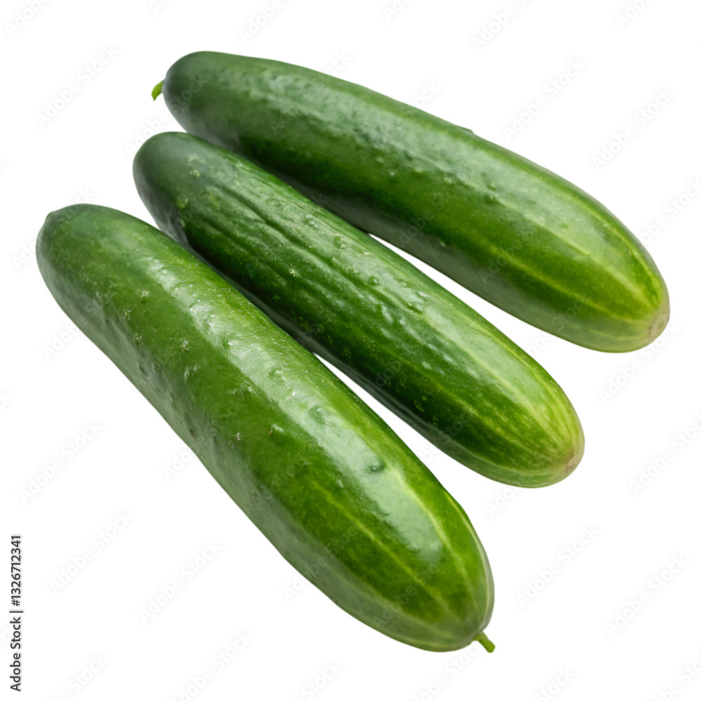 cucumbers isolated on white background cucumbers isolated on white background