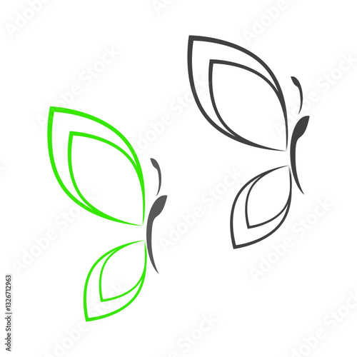 green leaf vector