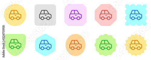 Editable car vector icon. Vehicles, transportation, travel. Part of a big icon set family. Perfect for web and app interfaces, presentations, infographics, etc