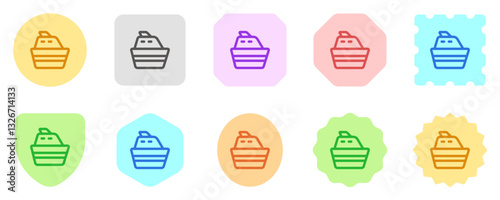 Editable cruise ship vector icon. Vehicles, transportation, travel. Part of a big icon set family. Perfect for web and app interfaces, presentations, infographics, etc
