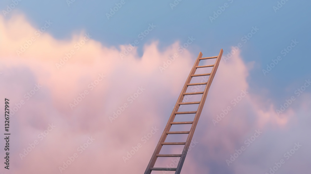 Wooden Ladder to the Clouds Wooden Ladder to the Clouds
