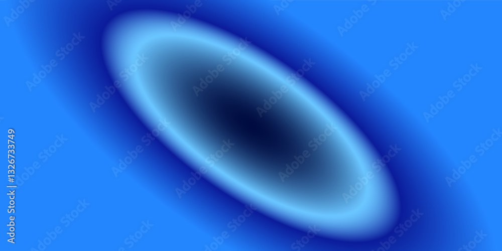 Artistic abstract Blue gradient background with grainy noise