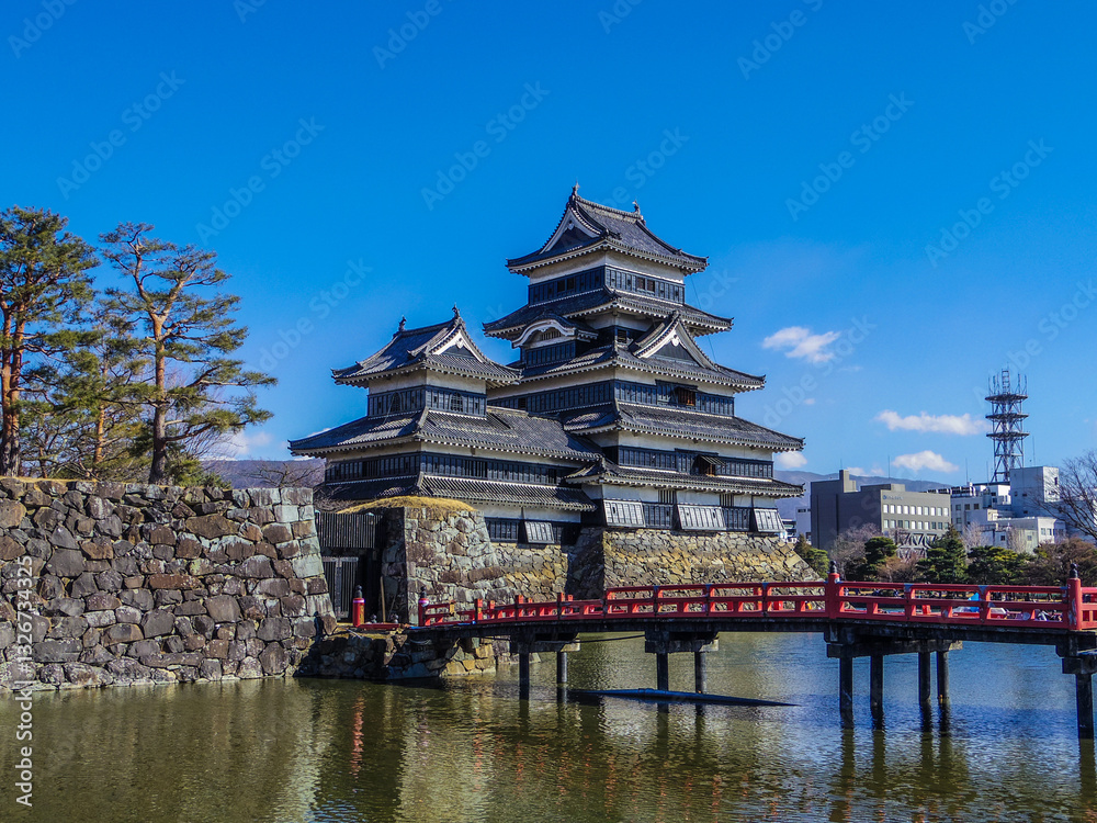 Fototapeta premium 【長野県】国宝・松本城