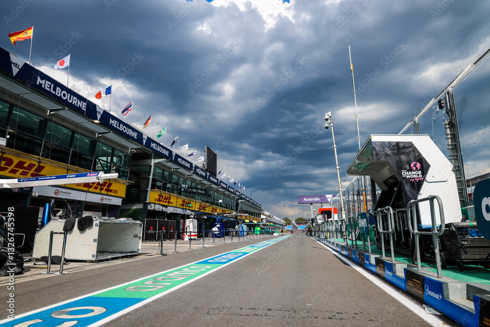 Fototapeta premium 2025 Formula 1 Australian Grand Prix - Pre Event