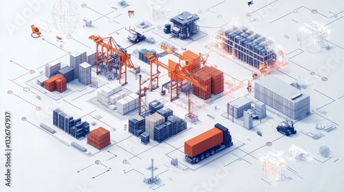 Global Logistics Framework for Complex Supply Chains