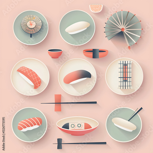 icon set for food and drinks