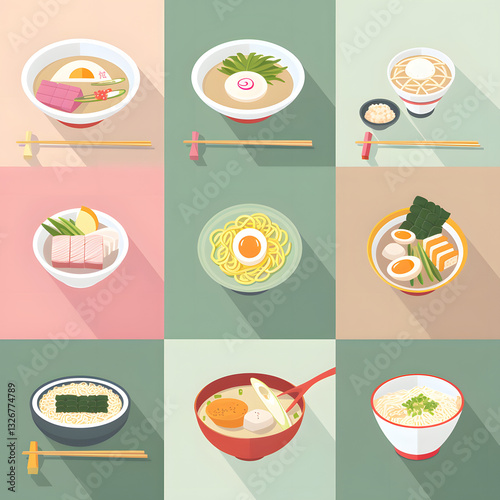 icon set for food and drinks