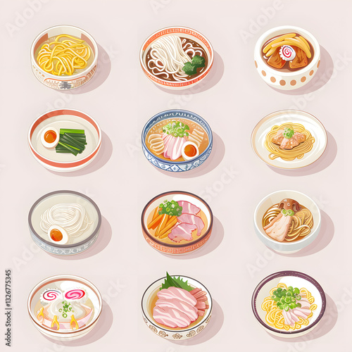icon set for food and drinks