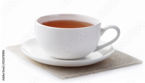 Wallpaper Mural Simple Cup of Tea Isolated on White Background Torontodigital.ca