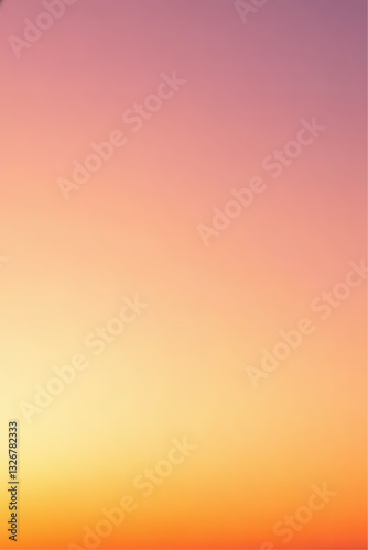 Sky Canvas. A gradient of colors blends across the expanse, depicting a beautiful sunset or sunrise with warm shades of pink, orange, and yellow, creating a serene and mesmerizing atmosphere.