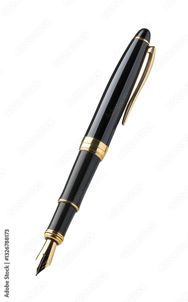 Classic Black and Gold Fountain Pen for Premium Writing Experience Classic Black and Gold Fountain Pen for Premium Writing Experience