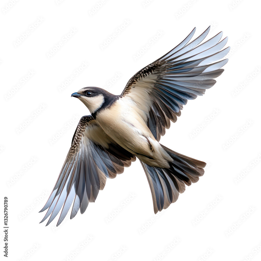 Obraz premium flying bird isolated