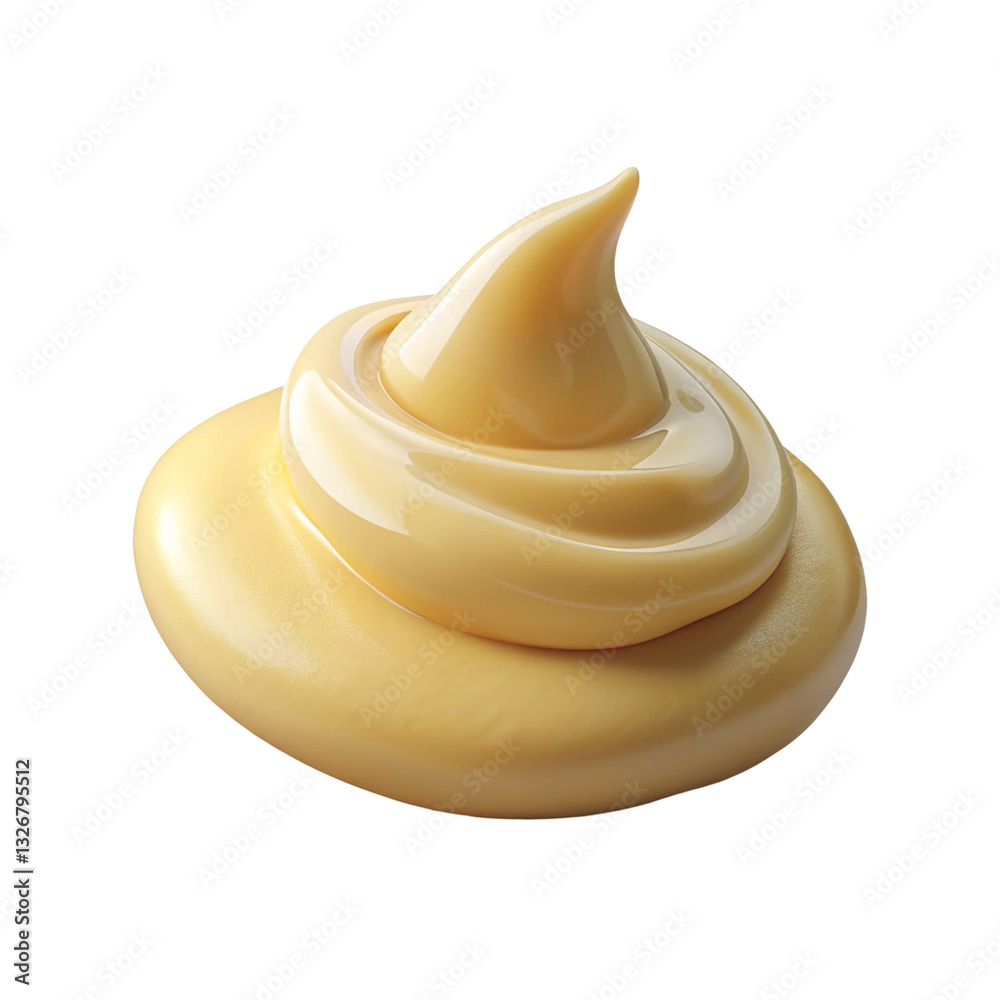 cream cheese isolated on a transparent background cream cheese isolated on a transparent background