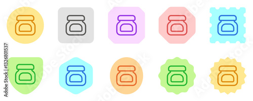 Editable chocolate spread, peanut butter vector icon. Part of a big icon set family. Perfect for web and app interfaces, presentations, infographics, etc
